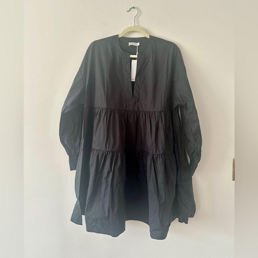 Anine Bing Black Addison Dress NWT